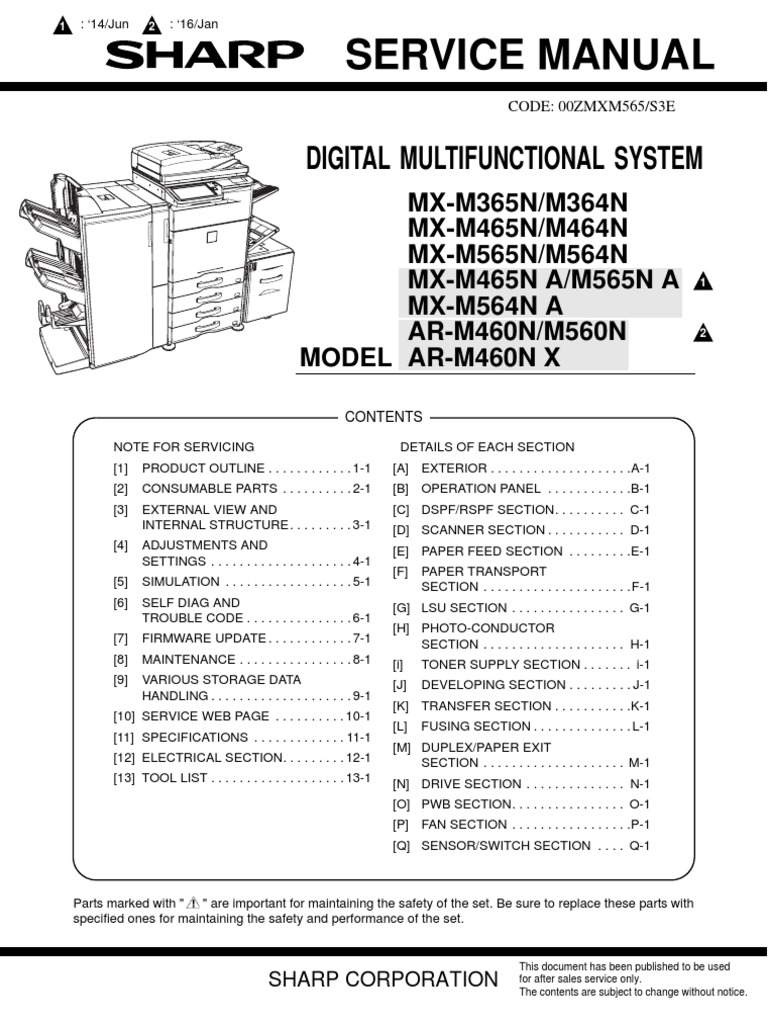Mxm365n Service Manual Screw Fax