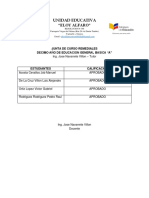 Junta de Curso Remediales