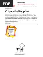 o Que e Indisciplina