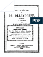 Metodo Del DR Ollendorff para Aprender A Leer Hablar y Escribir Un Idioma Cualquiera