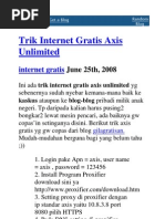 Download Internet Gratis AXIS by Eko Rismanto SN37750320 doc pdf