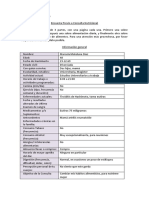 Encuesta Previa Consulta Nutricional