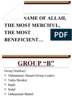 In The Name of Allah, The Most Merciful, The Most Beneficient