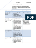 Professional Learning Plan