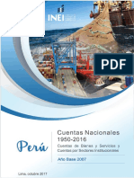 Cuentas Nacionales 1950 - 2016 (Año Base 2007)