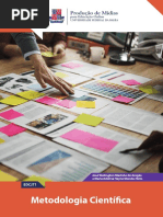 eBook Metodologia Cientifica-Especializacao Em Producao de Midias Para Educacao Online UFBA
