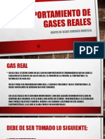 Comportamiento de Gases Reales