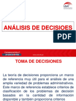 ANÁLISIS DE DECISIONES