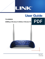 TP Link Td-w8960n (Eu) v7 Ug