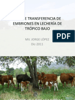 Aplicacion de Biotecnologia en Lecheria de Tropico Bajo