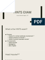 Hints Exam Presentation