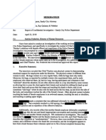 Redacted report of investigation into Sandy Police Department