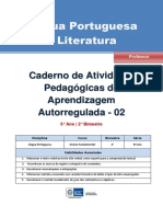 Lingua Portuguesa Regular Professor Autoregulada 6a 2b PDF