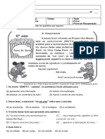 Prova de Língua Portuguesa 1Bim 6º Ano.docx