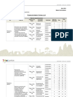 6° Tabla de Especificaciones Unidad Patrones y Algebra PDF