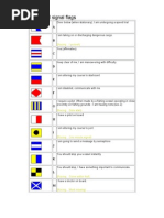 Racing Flags and Their Meanings | PDF