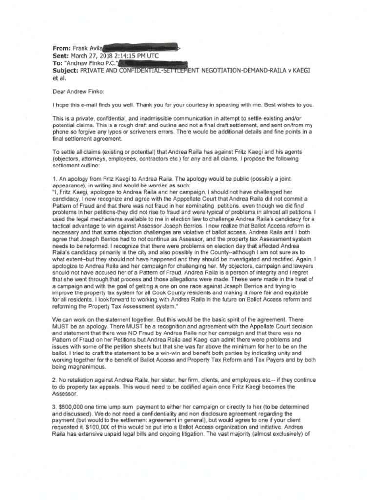 Avila Letter PDF