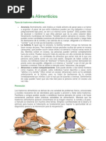 Trastornos Alimenticios