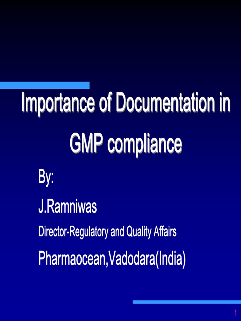 GMP Documentation Best Practices Guide | PDF | Specification (Technical ...