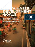 Sustainable Development Goals Iisd Prespectives