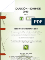 Resolución 180919 de 2010