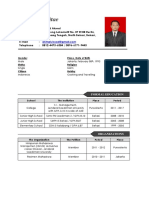 Curriculum Vitae (Eng) Formal