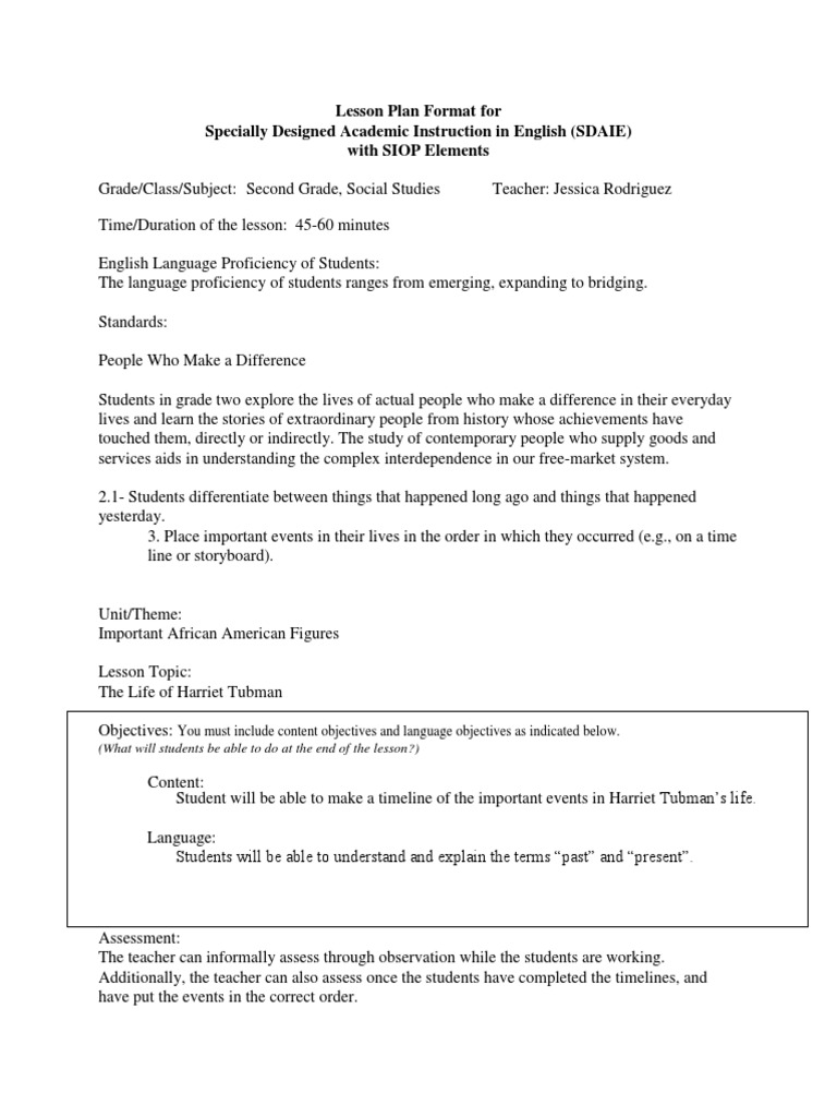 Edu 155 Social Studies Lesson Plan PDF Lesson Plan Teachers