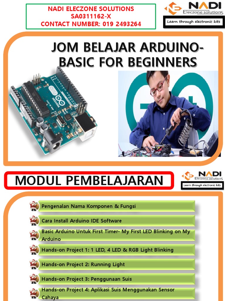 Jom Belajar Arduino - Basic For Beginners | PDF