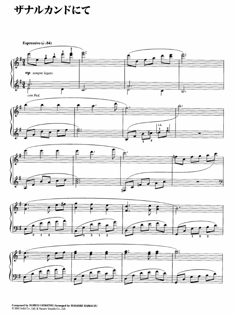 Final - Fantasy.x.piano - Collections Score | PDF | Square Enix