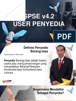 7.slide Panduan SPSE 4.2 - User Penyedia