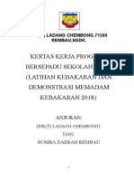 Kertas Kerja Program Kebakaran Sekolah