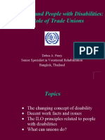 Decent Work and People With Disabilities: The Role of Trade Unions
