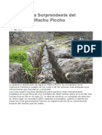 Ingeniería Sorprendente Del Agua en Machu Picchu