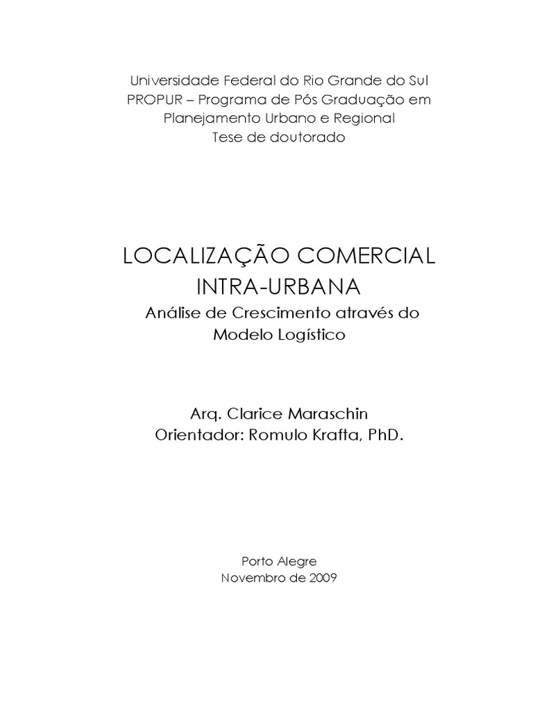 Clarice Maraschin Distribuicao De Probabilidade Populacao scribd