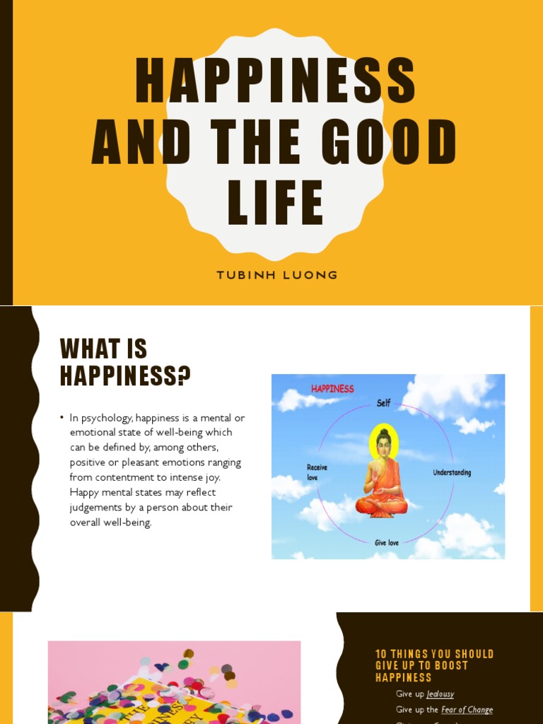 Happiness and The Good Life | PDF