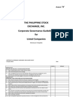 Guidelines Disclosure Survey For Listed Companies