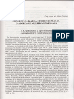 Dan Potolea Conceptualizarea Curriculum Ului o Abordare Multidimensionala PDF