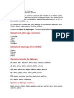 Diptongos: las combinaciones de vocales en una sílaba