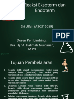 Reaksi Eksoterm Dan Endoterm - 1