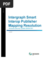 Intergraph Smart Interop Publisher Mapping Resolution