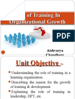 Role of Training in Organizational Growth