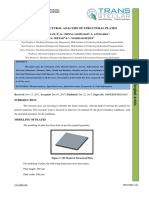 Thermostructural Analysis of Structural Plates