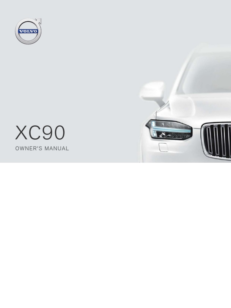 Xc90 Ownersmanual My18 En Us Tp249 Pdf Tire Traffic