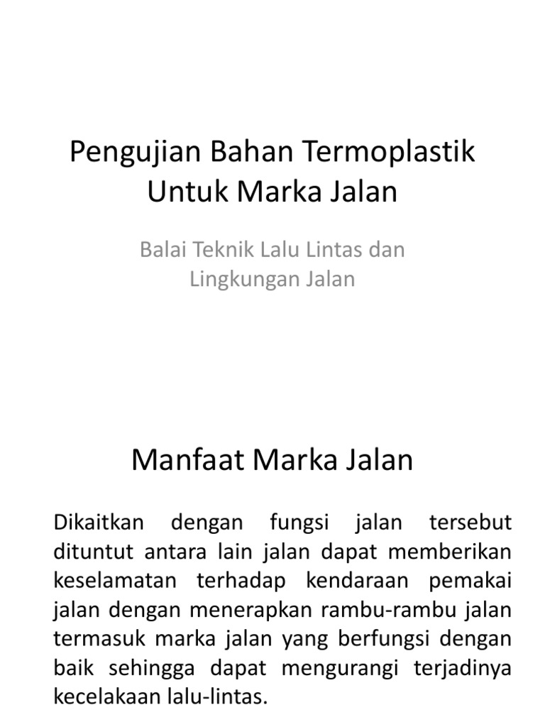 Pengujian Cat Marka Dan Retro Marka | PDF