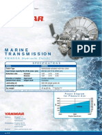 Marine transmission KMH50A specifications