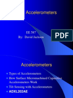 Accelerometers: EE 587 By: David Jackson
