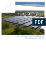 The Proposal of Solar Powerplant System On Grid Rooftop