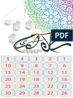 Ramadan Calendar PDF