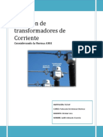 Selección de Transformadores de Corriente