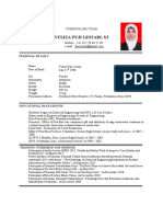 Curriculum Vitae Yuliza Fuji 2014